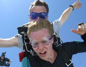 skydiving stag do