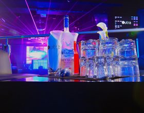 vodka in a bar