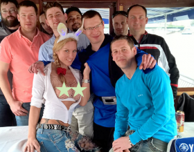 pleasure boat on a stag do