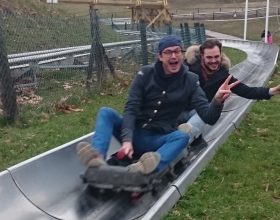 Bob sleigh on a stag do